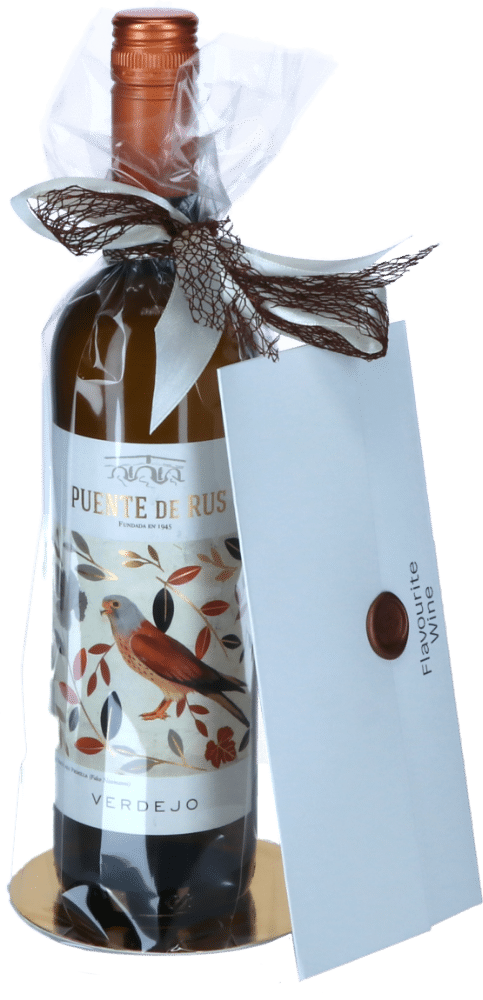 Cellofaan cadeauzak voor 1 fles
